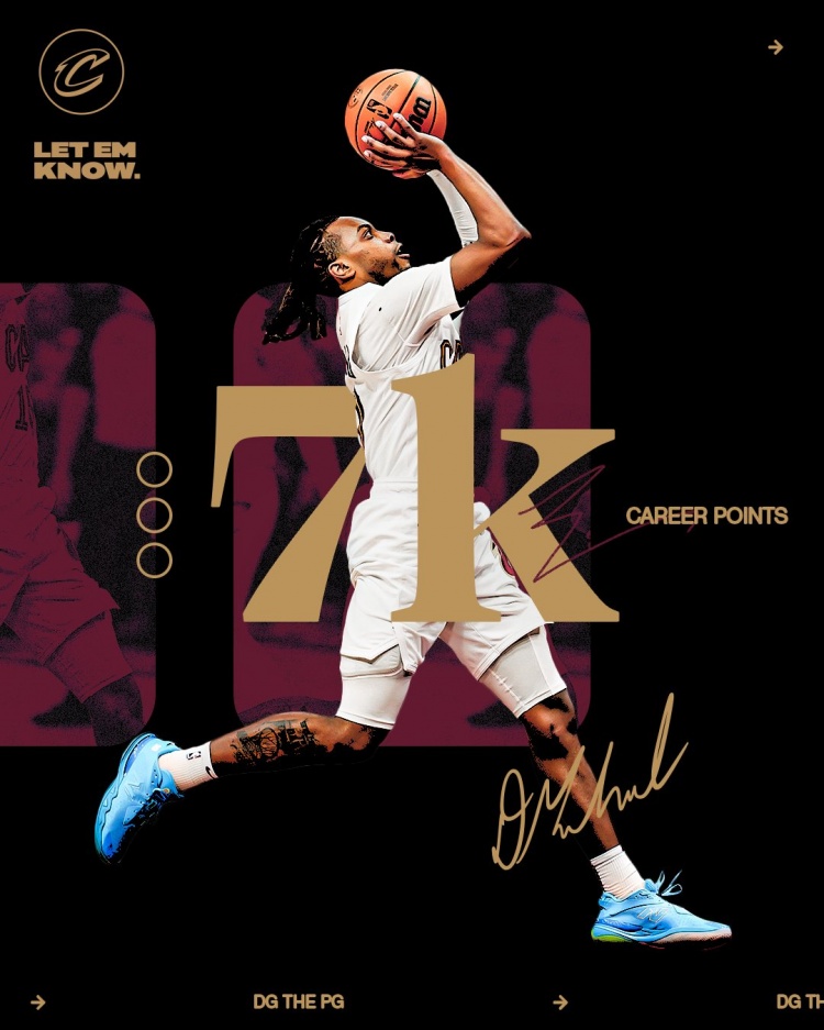 未來可期！加蘭騎士生涯得分達到7000分 隊史第11位！
