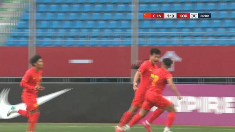 U22國足1-0韓國全場數(shù)據(jù)：控球率49%落后韓國，10射7正領先對手
