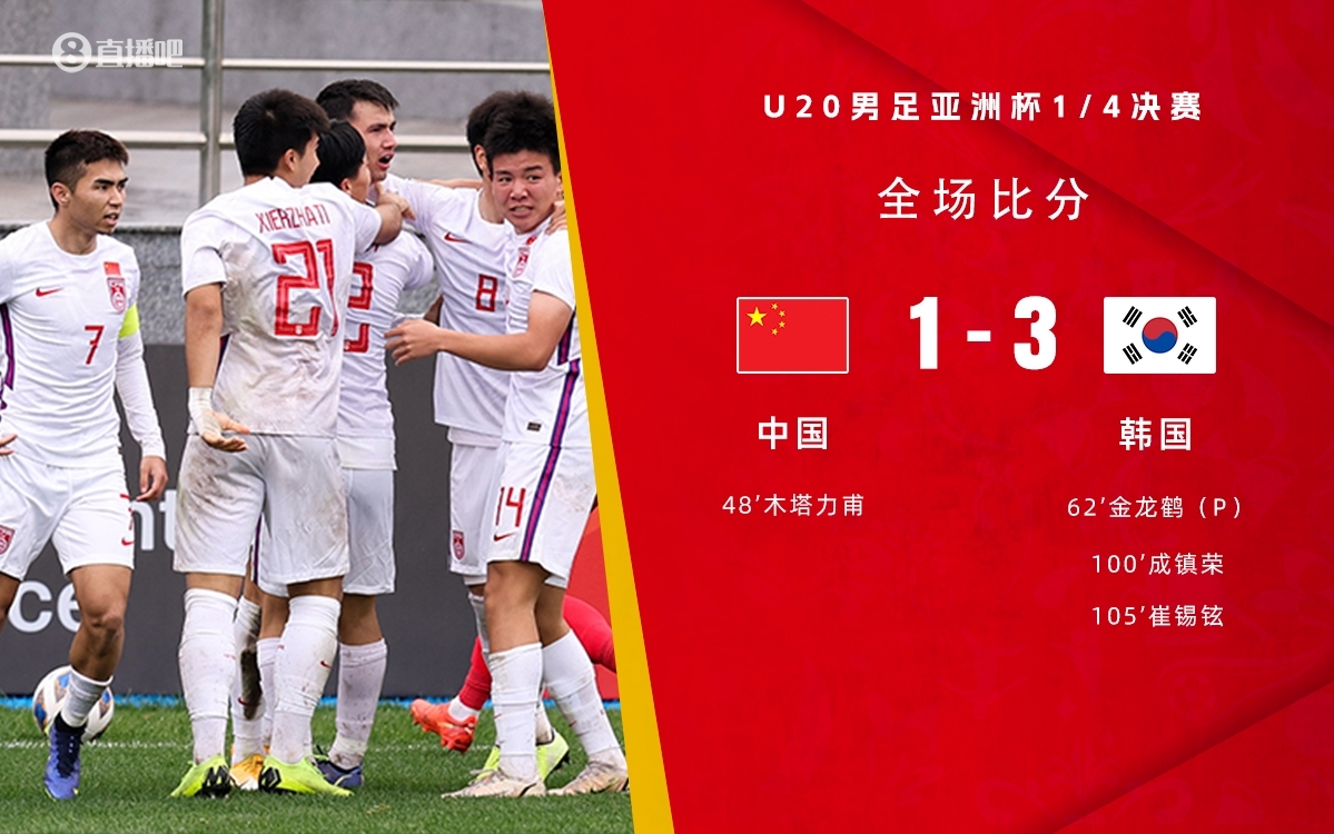 復(fù)仇！U22國(guó)足絕殺復(fù)仇韓國(guó)，2年前U20亞洲杯加時(shí)憾負(fù)無(wú)緣世青賽