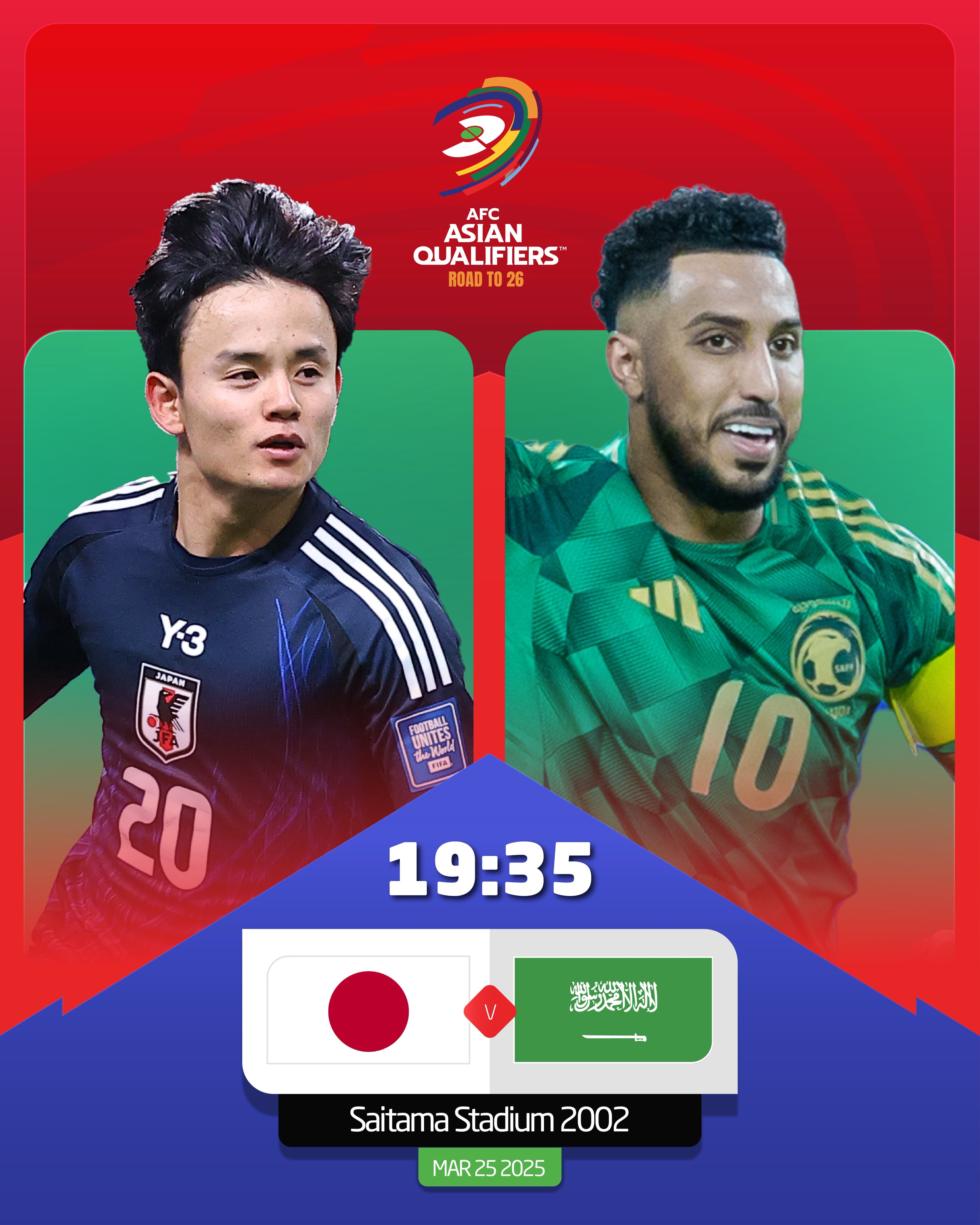 日本vs沙特首發(fā)：久保建英、前田大然、遠(yuǎn)藤航出戰(zhàn)，多薩里先發(fā)